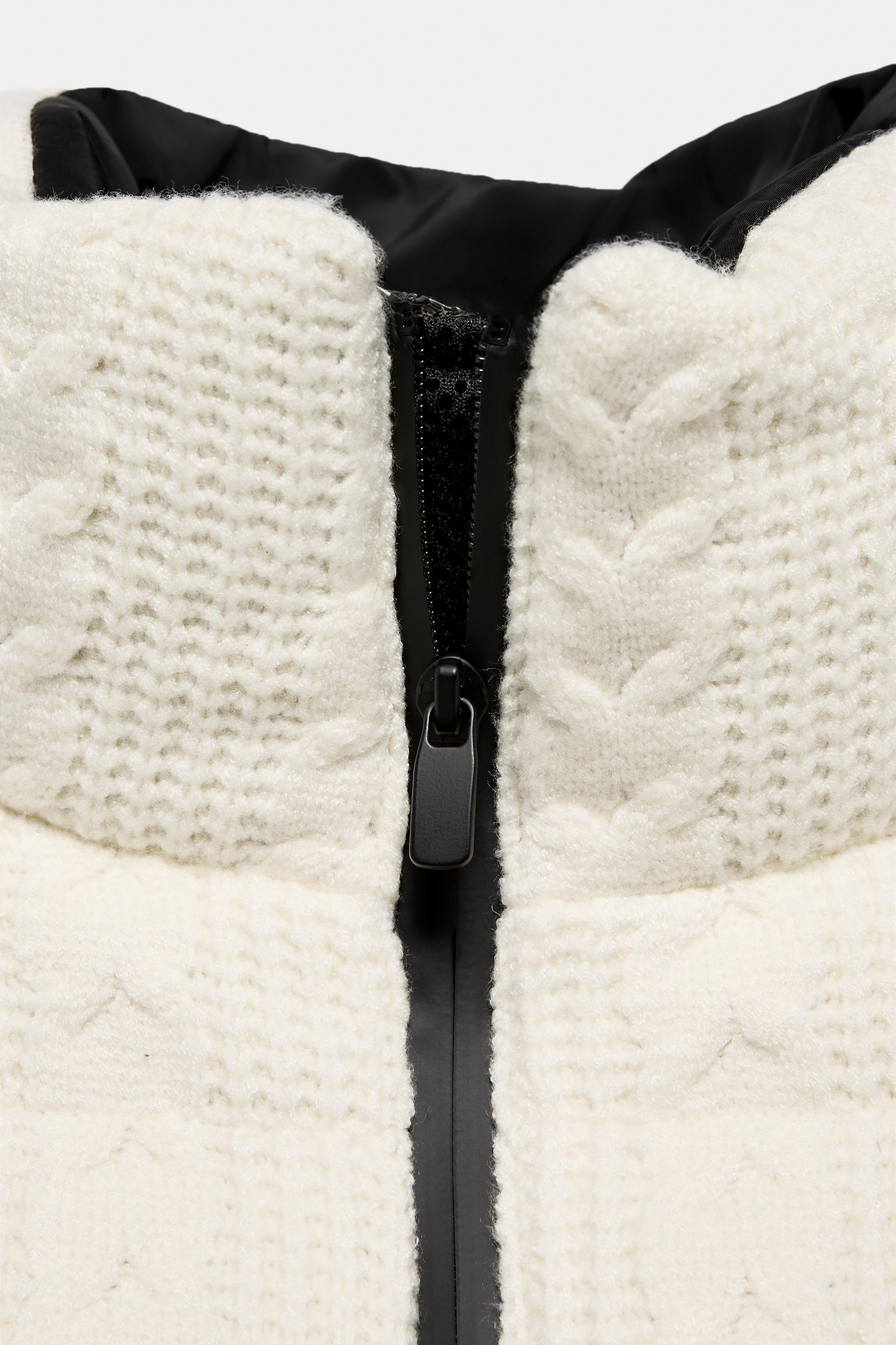 SHEARLING PUFFER JACKET HEIQ XREFLEX™ RECCO® TECHNOLOGY SKI COLLECTION